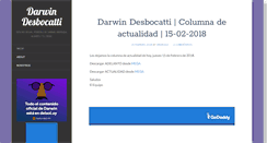 Desktop Screenshot of darwindesbocatti.com